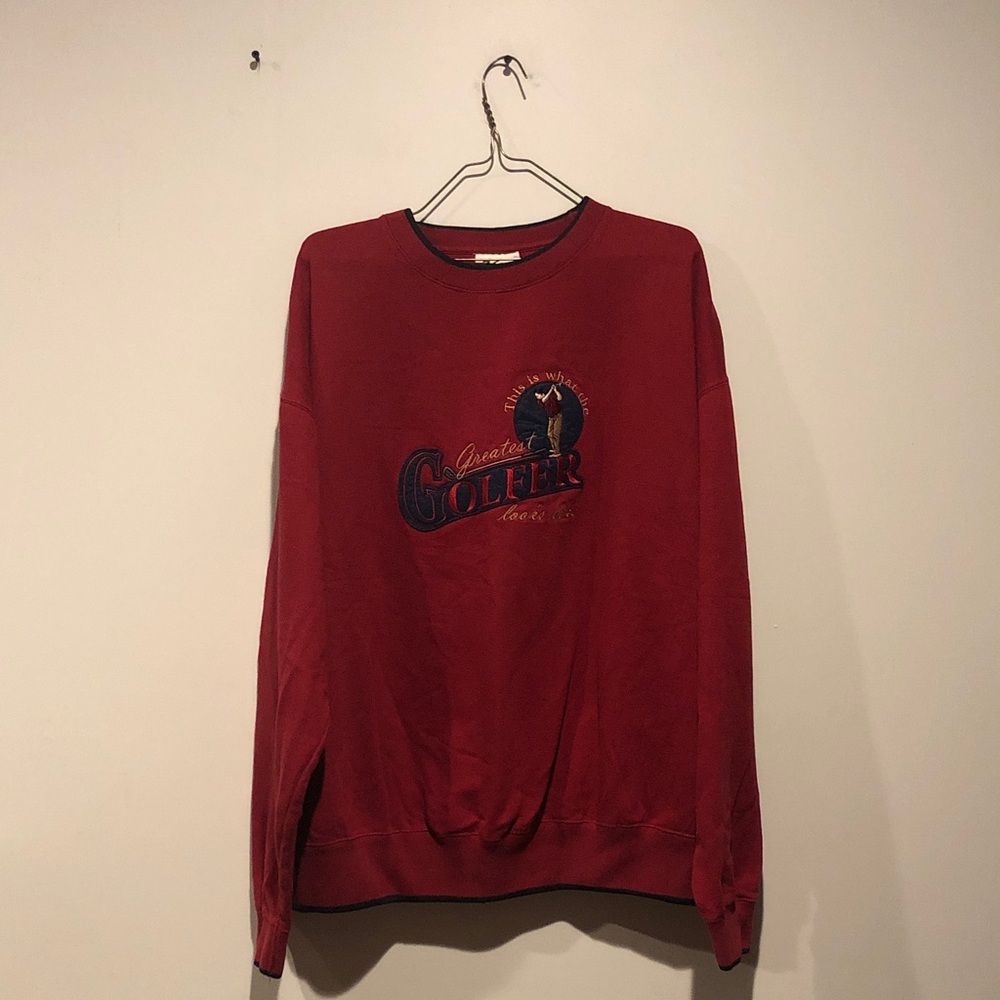 Vintage M&C Sport This is What the Greatest Golfer Looks Like Crewneck